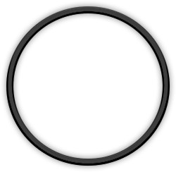 Metal ring 10cm Black